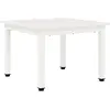 Image de Table Basse Blanc 50 X 50 X 36 Cm Bois De Pin Massif Vidaxl