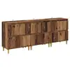 Image de Vidaxl buffets 3 pcs bois ancien 60 x 35 x 70 cm bois d'ingénierie