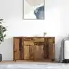 Image de Buffets 2 Pcs Bois Ancien 60 X 30 X 70 Cm Bois D'ingénierie Vidaxl