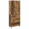 Image de Vidaxl haut armoire 2 pc bois ancien 69,5 x 34 x 180 cm