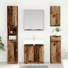 Image de Ensemble De Meubles De Salle De Bain 3 Pcs Bois Ancien Vidaxl