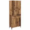 Image de Vidaxl haut armoire bois ancien 69,5 x 34 x 180 cm bois d'ingénierie