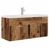 Image de Vidaxl armoire de salle de bain bois ancien 100 x 38,5 x 46 cm