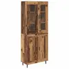 Image de Vidaxl haut armoire 2 pc bois ancien 69,5 x 34 x 180 cm