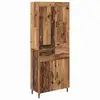 Image de Vidaxl haut armoire avec tiroir 2 pcs bois ancien bois d'ingénierie