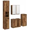 Image de Ensemble de mobilier de salle de bain - vidaXL - Bois ancien - 4 pièces - 645 x 335 x 59 cm - Rangement optimisé