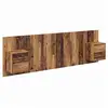 Image de Vidaxl tête de lit avec armoire 3 pcs bois ancien bois d'ingénierie