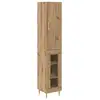 Image de Vidaxl haut armoire 2 pcs chêne artisanal bois d'ingénierie