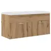Image de Vidaxl armoire de salle de bain chêne artisanal 100 x 38,5 x 46 cm