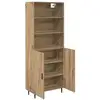 Image de Vidaxl haut armoire 2 pc chêne artisanal 69,5 x 32,5 x 180 cm