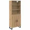 Image de Vidaxl haut armoire 2 pcs chêne artisanal bois d'ingénierie