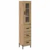 Image de Vidaxl haut armoire avec tiroir chêne artisanal 34,5 x 34 x 180 cm