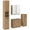Image de Vidaxl ensemble de mobilier de salle de bain 4 pc chêne artisanal