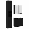 Image de Vidaxl ensemble de meubles de salle de bain 3 pcs chêne noir