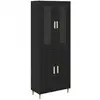 Image de Vidaxl haut armoire chêne noir 69,5 x 34 x 180 cm