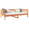 Image de Vidaxl cadre de lit marron 90 x 190 cm bois de pin massif