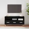 Image de Meuble Tv Chêne Noir 102 X 36 X 50 Cm Bois D'ingénierie Vidaxl