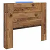 Image de Vidaxl tête de lit de rangement avec led bois ancien bois d'ingénierie