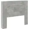 Image de Vidaxl tête de lit gris béton 120 x 16,5 x 103,5 cm bois d'ingénierie