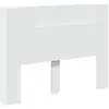 Image de Vidaxl tête de lit de rangement avec led blanc bois d'ingénierie