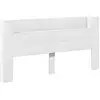 Image de Vidaxl tête de lit de rangement avec led blanc bois d'ingénierie
