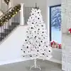 Image de Sapin De Noël Artificiel À Branches Articulées Blanc 270 Cm Vidaxl