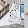 Image de Sapin De Noël Artificiel À Branches Articulées Blanc 300 Cm Vidaxl
