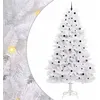 Image de Sapin de Noël artificiel à branches articulées - vidaXL - Blanc - 300 cm - 138 cm diamètre - 2800 embouts en PVC