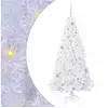 Image de Vidaxl sapin artificiel avec 300 led blanc 180 cm pvc et acier