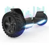 Image de Hoverboard 8 5 pouces Hummer Tout Terrain LED Bluetooth avec Moteur Puissant Cadeau iéal Noir