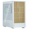 Image de Caja minitorre Zalman P10 Namu Blanca panel cristal templado frontal madera