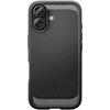 Image de Coque Magsafe Iphone 17 Antichoc Avec Contours Renforcé Modèle Rugged Armor Mag Noir Spigen Sgp