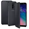 Image de Etui Flip Wallet - Samsung - Galaxy A6+ 2018 - Noir - Design slim - Rabat protecteur
