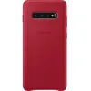 Image de Samsung Coque en cuir S10+ Rouge bordeaux