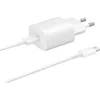 Image de Samsung EP-TA800XWEGWW Chargeur USB 25 W 1x USB-C® Power Delivery Power Delivery 3.0 blanc chargeur rapide