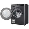 Image de Lave Linge Charge Avant Lg 9kg Technologie De Convertisseur Noir 60x56.5x85cm
