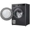 Image de Lg series 500 f4wr5009a6m machine à laver charge avant 9 kg 1400 trmin noir