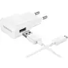 Image de Chargeur Secteur Avec Câble Déconnectable Micro Usb 2a Original Samsung Blanc Samsung
