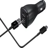 Image de Chargeur allume-cigare - Samsung - EP-LN920CB - Charge rapide - 2 ports USB - Câble USB Type C 1.5m