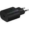 Image de Chargeur secteur RAPIDE - 25W - SAMSUNG - Port USB Type C (sans câble) - Noir