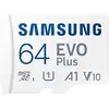 Image de Carte Mémoire Micro Sd Samsung Evo Plus 64 Go Blanc