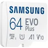 Image de Carte Mémoire SAMSUNG 64Go MicroSD EVO PLUS