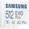 Image de Carte Mémoire Micro SDXC SAMSUNG EVO PLUS 2021 version 512 Go U3 A2 V30 130Mb/s - CM03