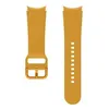 Image de Bracelet Sport Pour Samsung Galaxy Watch 4 115mm S L Moutarde