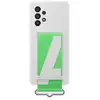 Image de Coque En Silicone Pour Samsung Galaxy A53 5g Avec Lanière Blanc