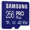 Image de Carte Mémoire - SAMSUNG - Pro Plus - 256 Go - Micro SDXC - 180 Mo/s Lecture - 130 Mo/s Écriture