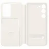 Image de Coque et étui téléphone mobile Samsung Etui Smart View avec porte-carte S23 Blanc
