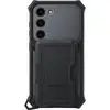 Image de Coque Renforcée Avec Support Amovible Pour Samsung Galaxy S23 5g Gris Anthracite
