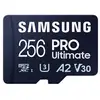 Image de Carte Mémoire Micro Sd Samsung Pro Ultimate Uhs I 256 Go Bleu Et Blanc