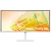 Image de Ecran 34'' samsung viewfinity s65tc blanc wqhd 3440x1440 21:9 va incurvé 1000r 350 cdm2 5ms 100hz 2xthunderbolt4 hdmi dp 3xusb pied has LS34C650TAUXEN